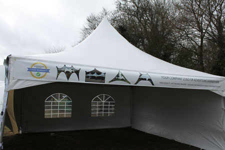 Branded marquee