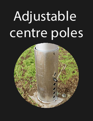 Adjustable poles
