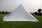 Star Canopy 12m with plain wall